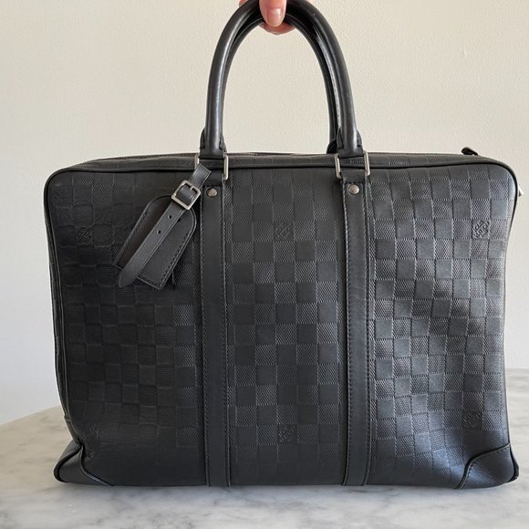 Louis Vuitton Black Damier Infini Porte-Documents Voyage - Picture 5 of 7